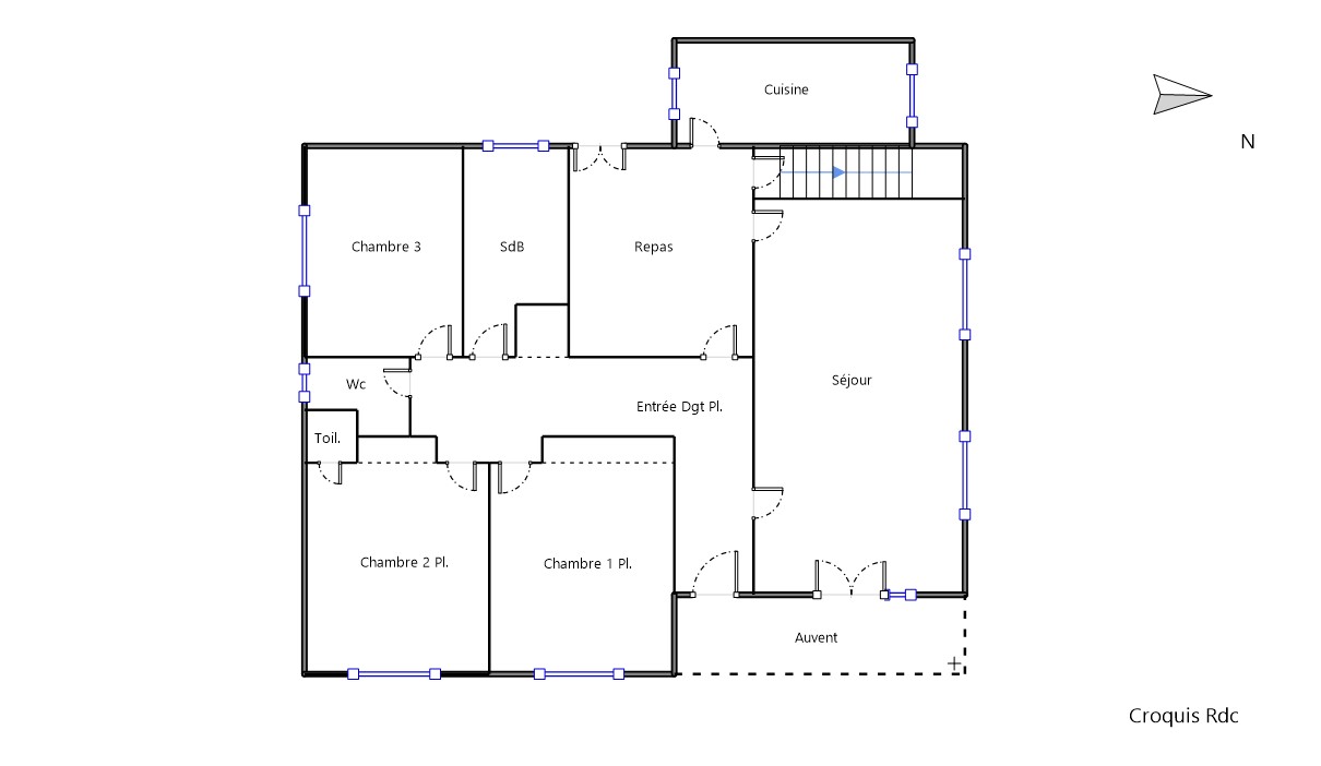 Croquis Rdc Croquis Rdc - Echeveste Immobilier